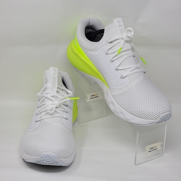 Under Armour Mens Sz 12 UA Charged Vantage 2 Running Shoes White 3024873 107 New main image 6